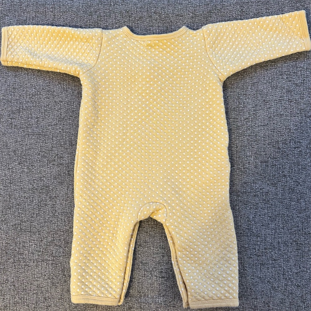 Yellow cotton onesie